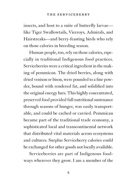 The Serviceberry: Abundance and Reciprocity in the Natural World