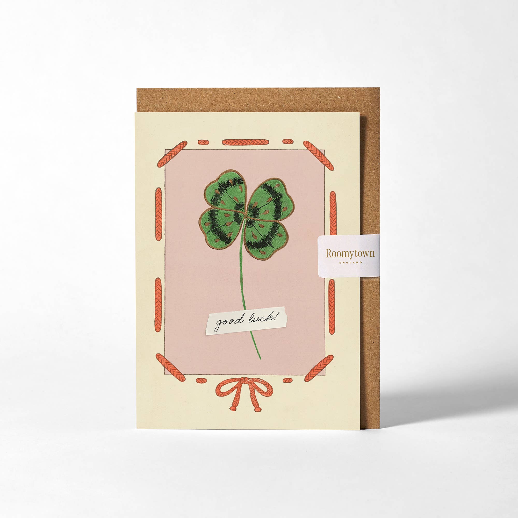 Good Luck Clover Greeting Card
