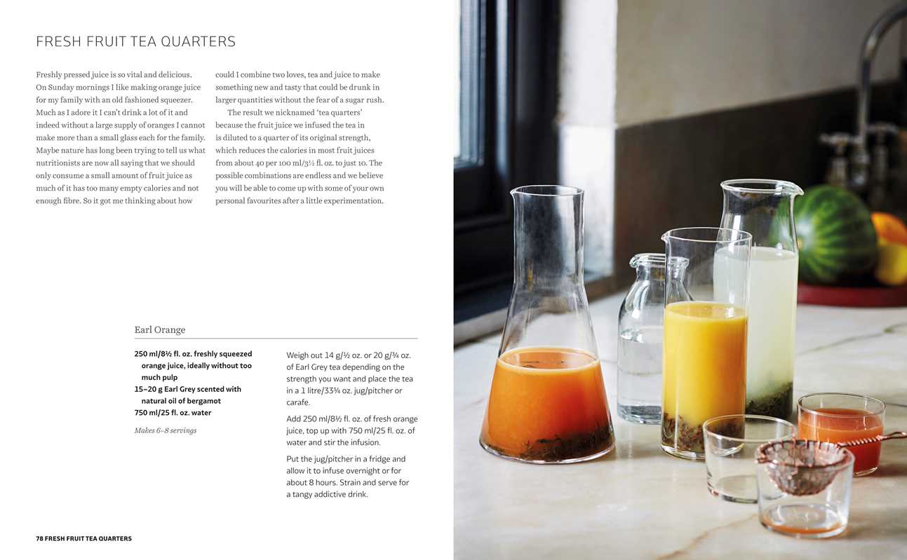 Glass carafes with different beverages on a kitchen counter