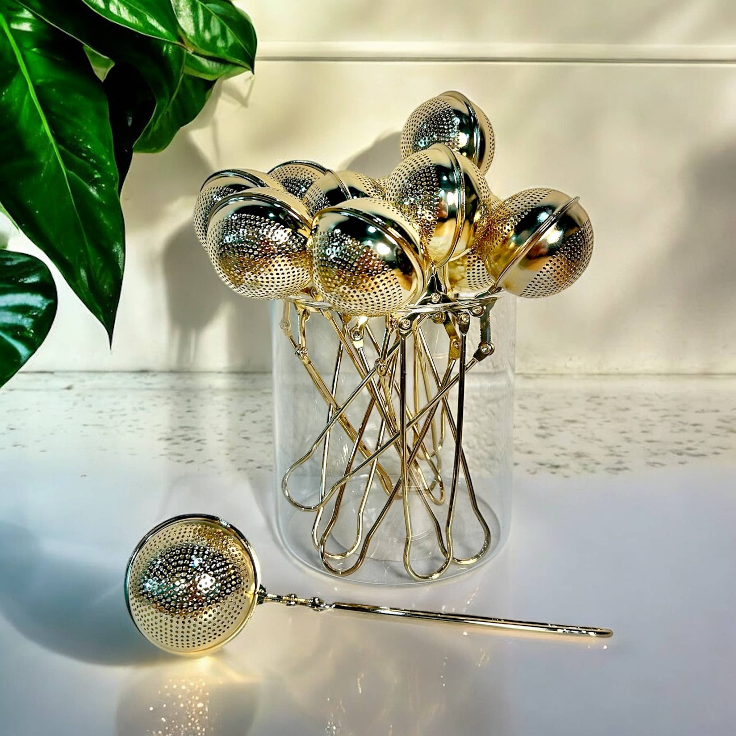 Gold Stainless Steel Tea Infuser