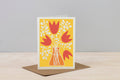 Tulip Vase Greeting Card