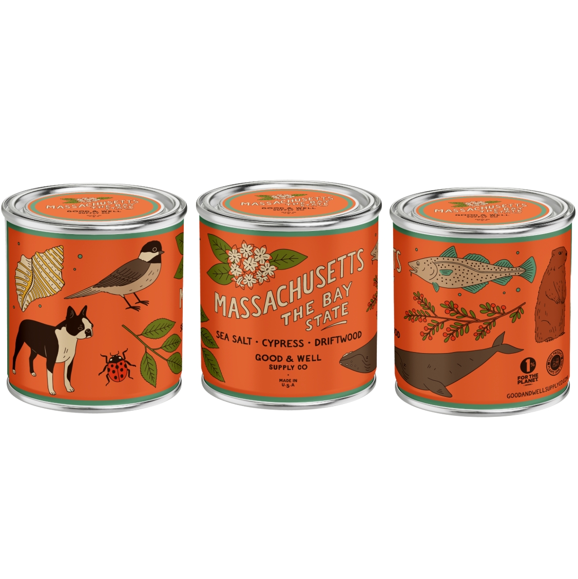 Massachusetts Soy Candle