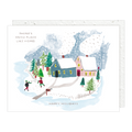 Winter Houses - Holiday Card