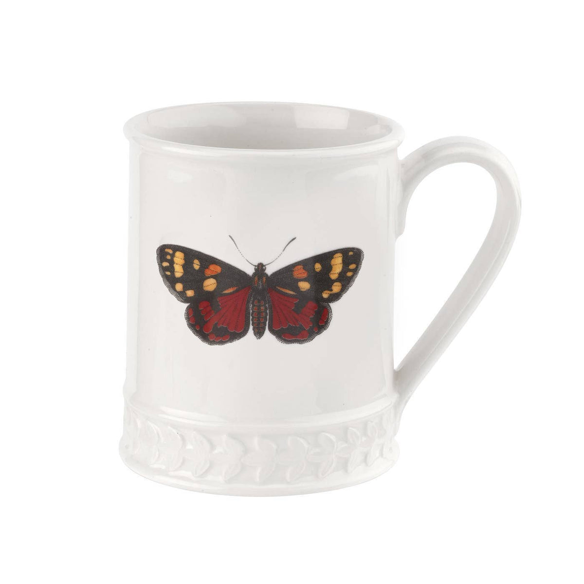 Botanic Garden Scarlet Butterfly Tankard Mug