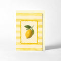 Lemon Yellow Stripe - Greeting Card
