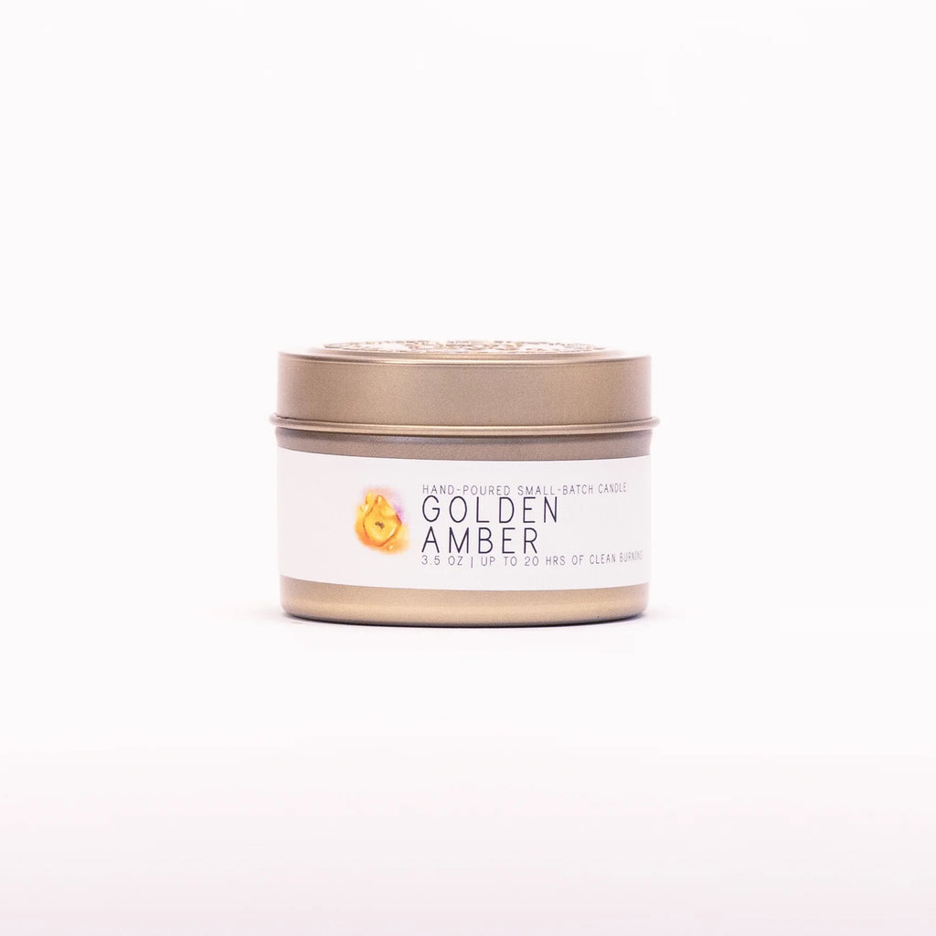 Golden Amber Candle