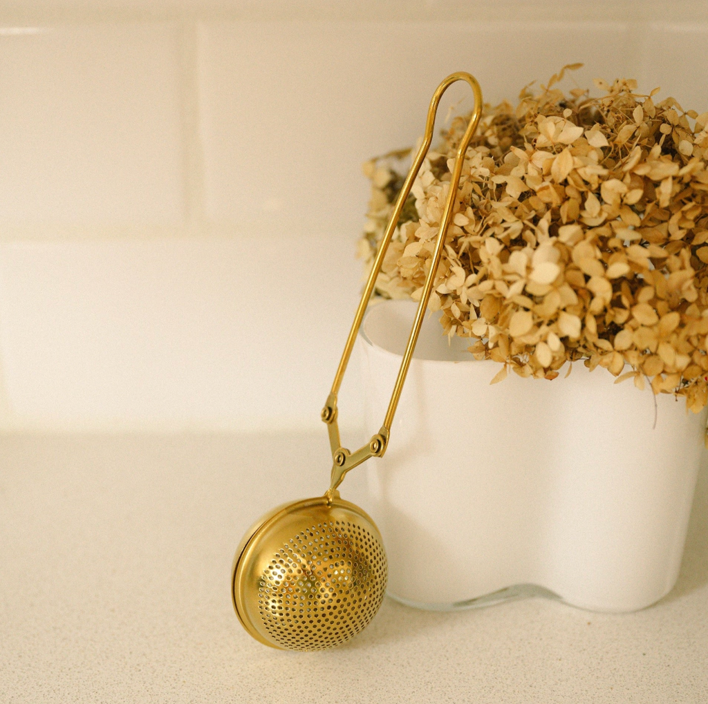 Gold Stainless Steel Tea Infuser