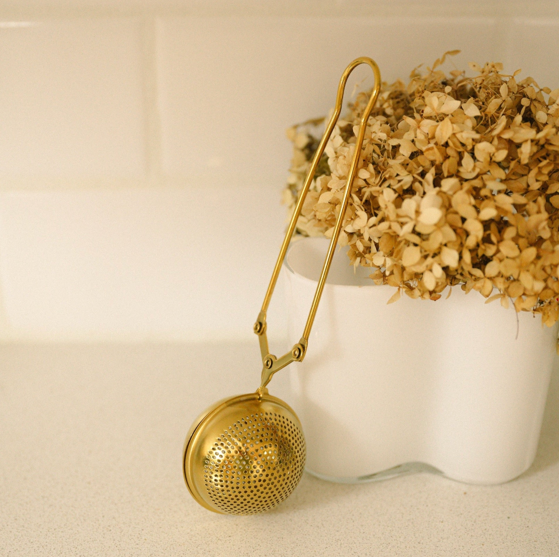 Gold Stainless Steel Tea Infuser