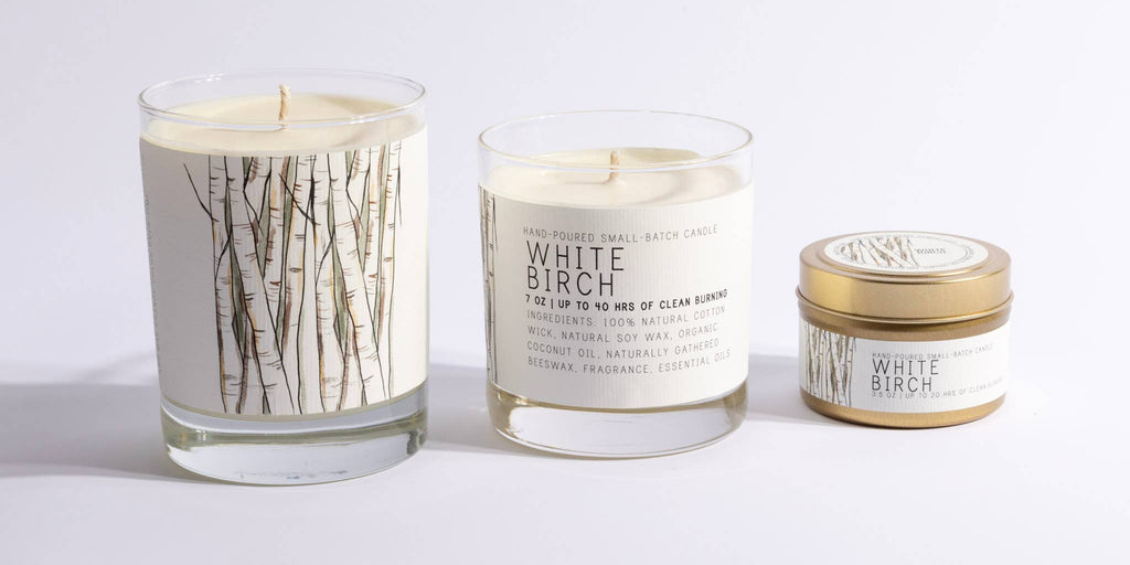 White Birch Candle