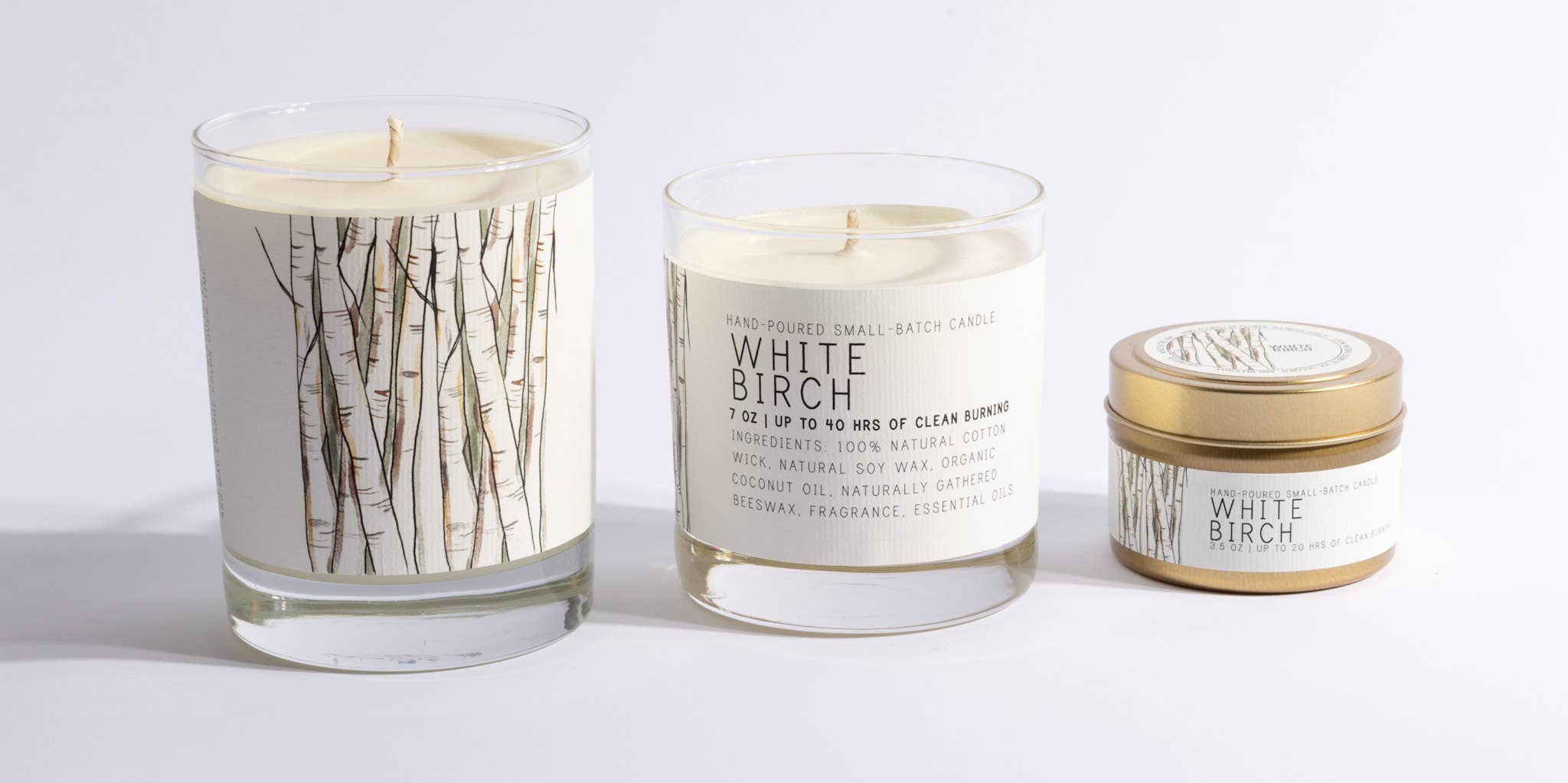 White Birch Candle