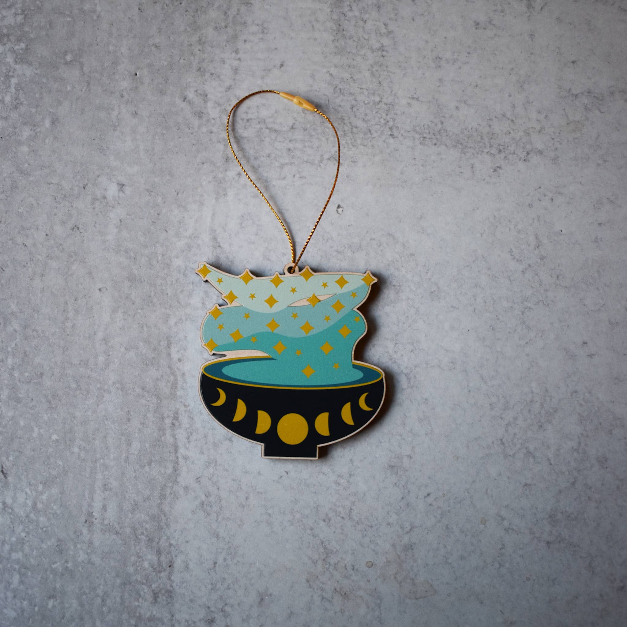 Magical Matcha Wood Ornaments