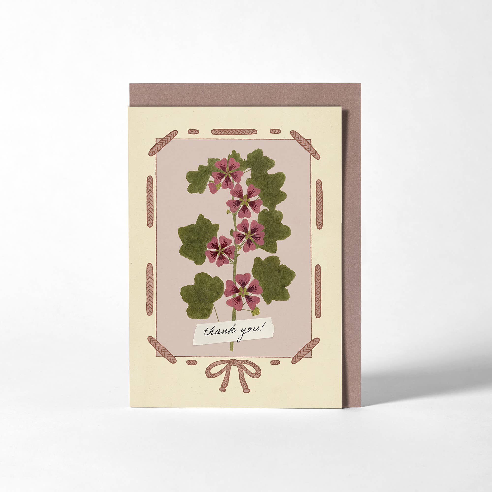 Thank You Geranium - Greeting Card