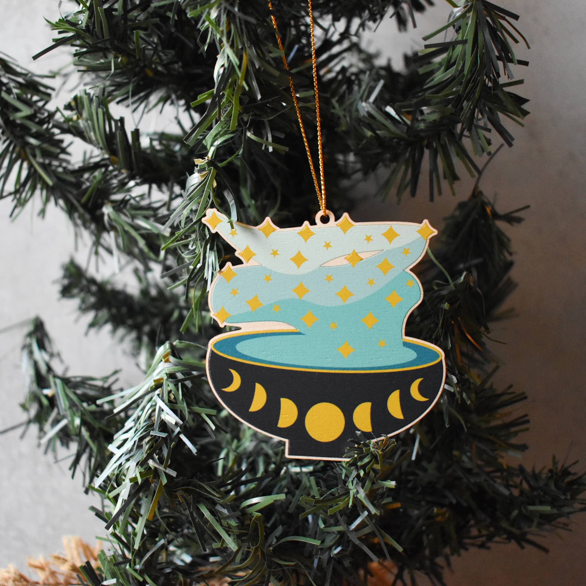 Magical Matcha Wood Ornaments