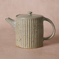 Sundara Fluted Ceramic Teapot